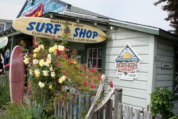 surfshop front signs