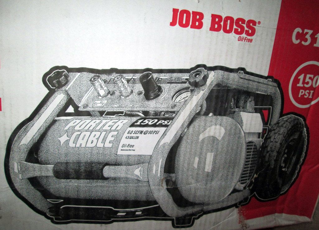* BRAND NEW PorterCable "Job Boss" Air compressor, 150 PSI, 4.5 Gal