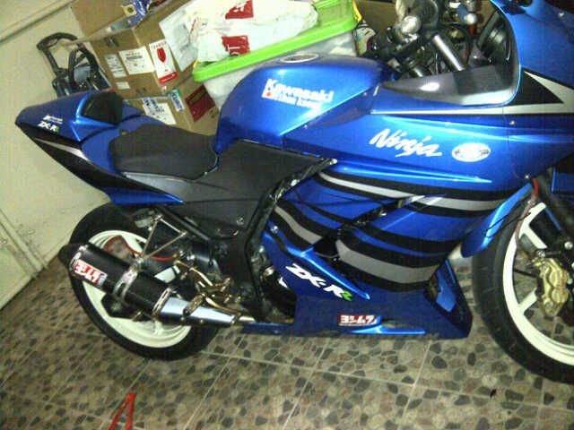 referensi modif ninja 250 biru referensi modif ninja 250 biru
