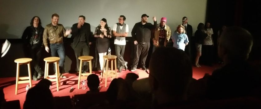 Cast and crew of Mondo Yakuza at Monster Fest 2016