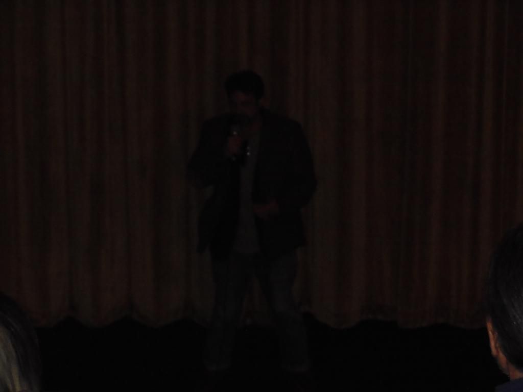 Nicholas Brendon, way down on the stage