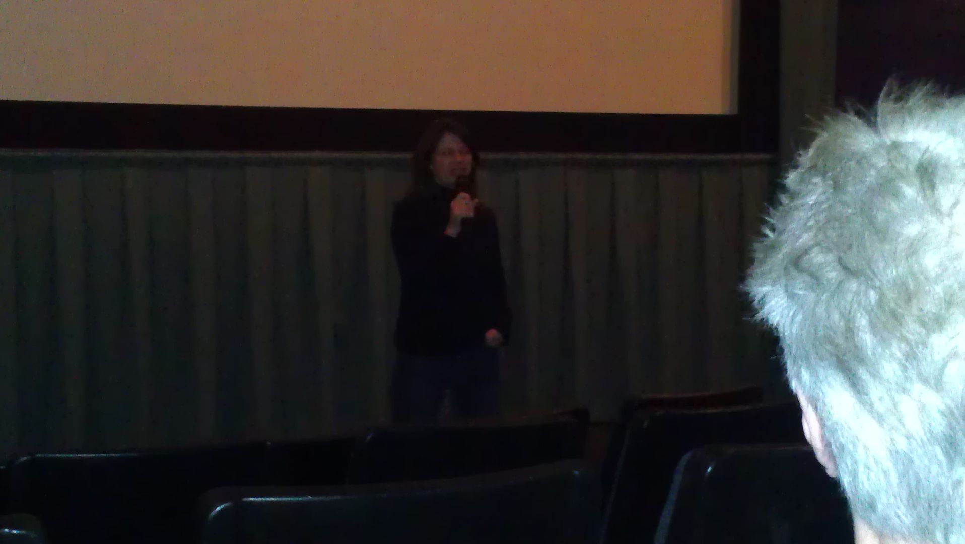 Valerie Weiss Q&amp;A, Valerie Weiss doing Q&A after "Losing Control"