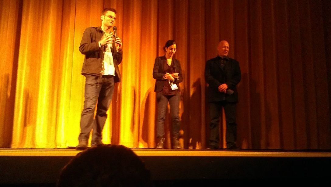 IMAG0082, "Fairhaven" writer/director/star Tom O'Brien & producers at IFFBoston 2012