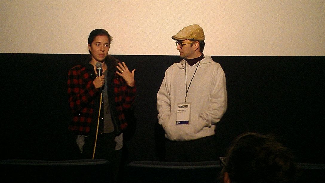 IMAG0085, "Girl Model" (and "Downeast") filmmakers Ashley Sabin and David Redmon at IFFBoston 2012