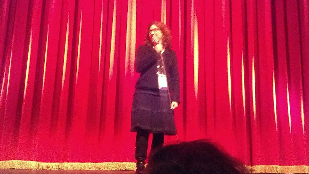 IMAG0098, "The Queen of Versailles" director Lauren Greenfield at the Coolidge Corner Theatre for IFFBoston's closing night