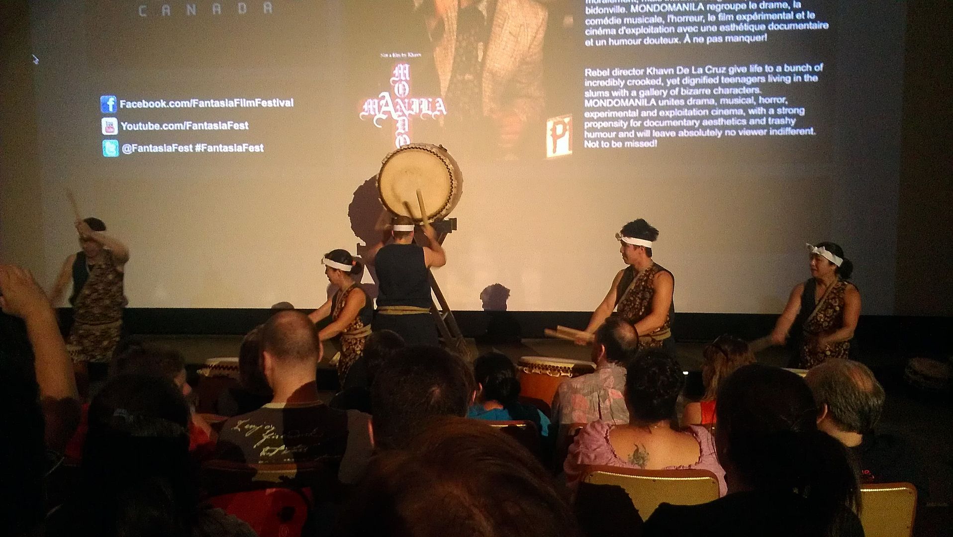 Drums!, Fantasia kicks off with a group of traditional Japanese drummers before "For Love's Sake".