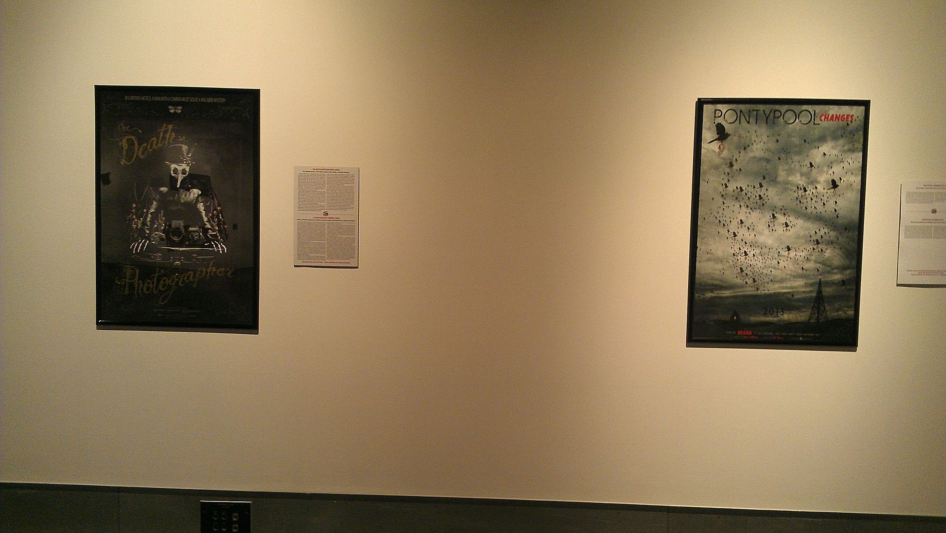 If They Came From Within, "The Death Photographer" and "Pontypool Changes" posters from "If They Came From Within"