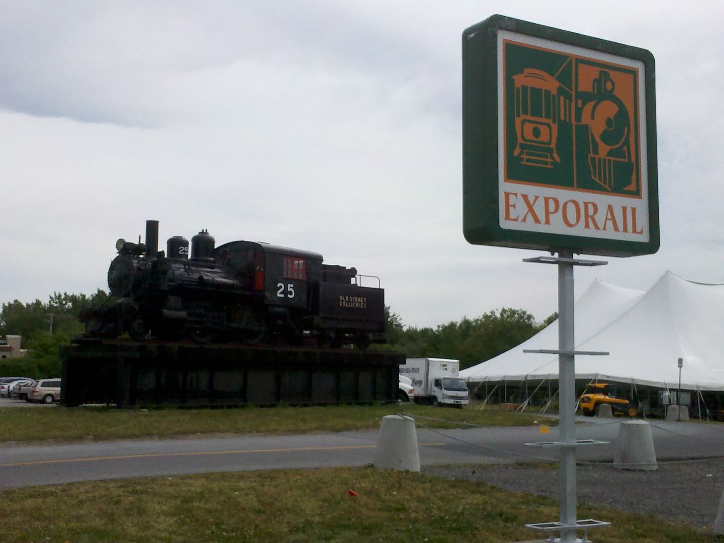 Exporail Sign