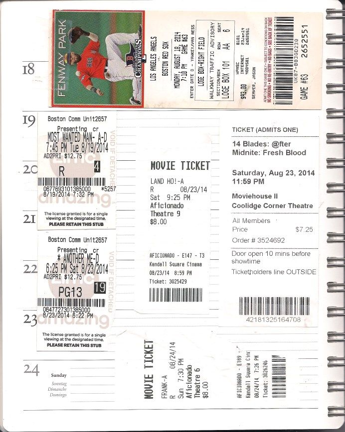 This Week in Tickets