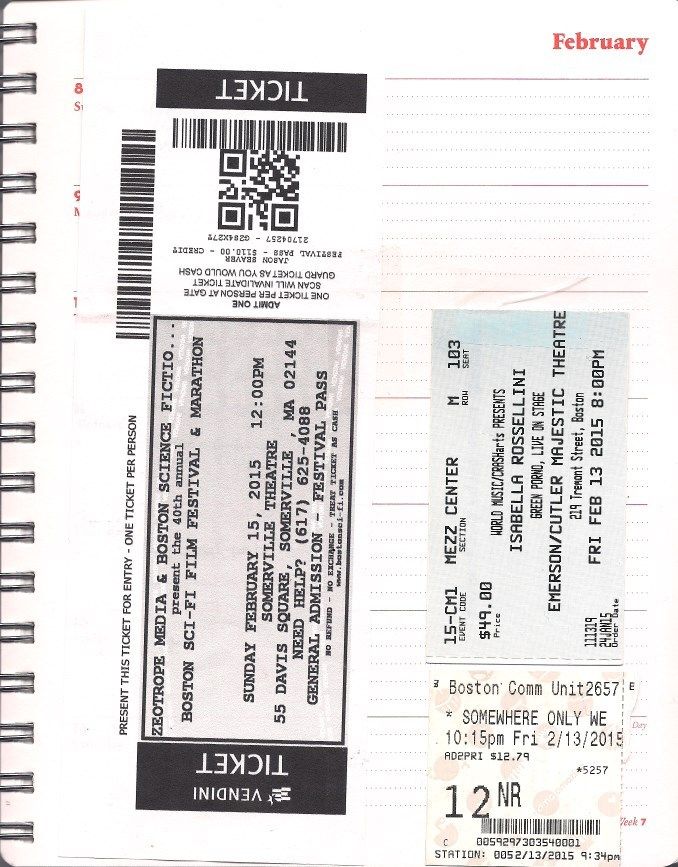 This Week in Tickets