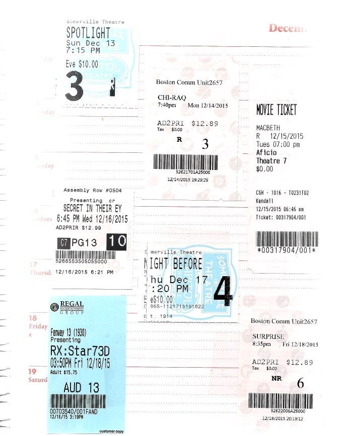 This Week in Tickets