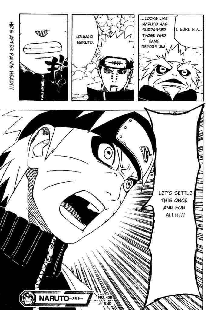 naruto fighting pain