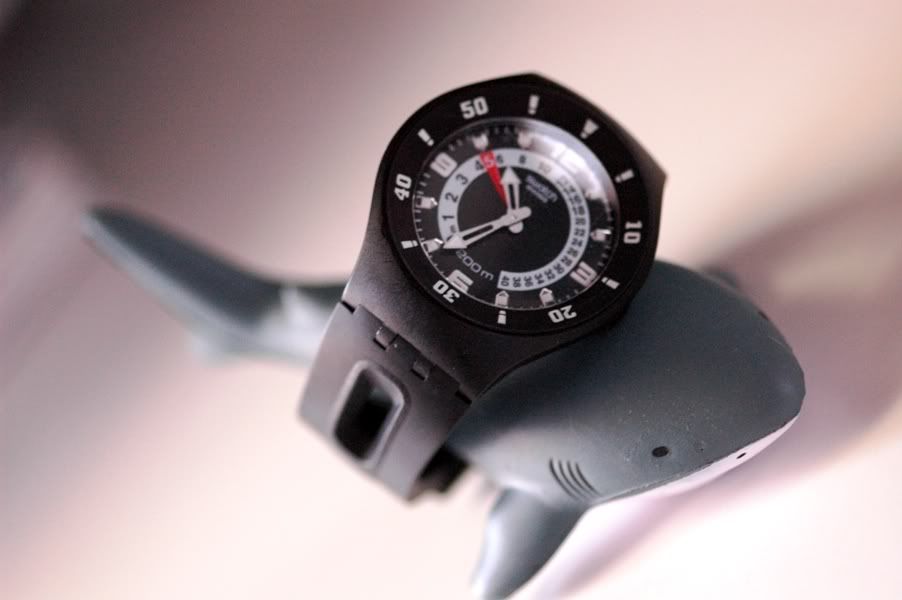 swatch 200m dive watch