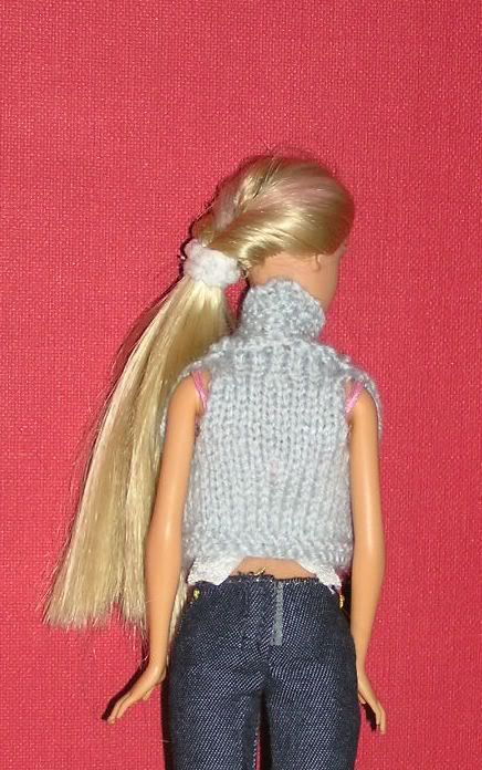 Back of Barbie's vest